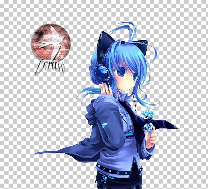 Manga Anime Blue Catgirl PNG, Clipart, Action Figure, Anime, Art, Black Hair, Blue Free PNG Download