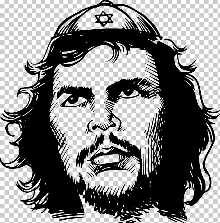 Che Guevara Jewish People Star Of David PNG, Clipart, Art, Beard, Black And White, Carlos Latuff, Celebrities Free PNG Download