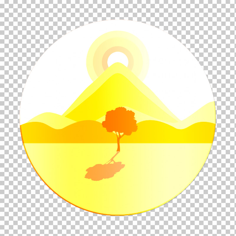 Landscapes Icon Desert Icon PNG, Clipart, Desert Icon, Landscapes Icon, Meter, Symbol, Yellow Free PNG Download