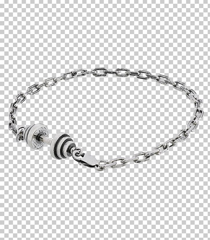 Bracelet Silver Necklace Jewellery Chain PNG, Clipart, Body Jewellery, Body Jewelry, Bracelet, Chain, Dumbbel Free PNG Download