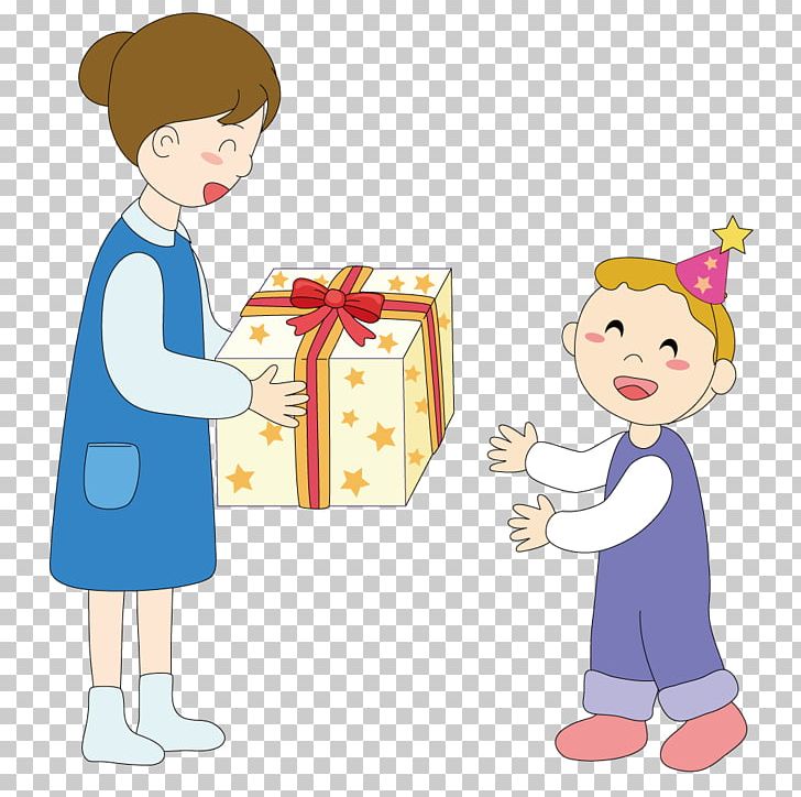 Child Gift Illustration PNG, Clipart, Boy, Cartoon, Child, Children, Conversation Free PNG Download