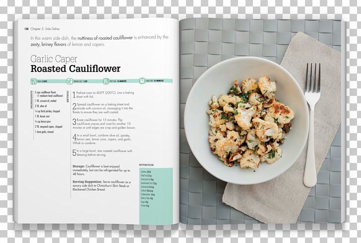 Vegetarian Cuisine Dish The Autoimmune Paleo Cookbook: An Allergen-free Approach To Managing Chronic Illness. Recipe Cauliflower PNG, Clipart, Author, Autoimmune Disease, Caper, Cauliflower, Cookbook Free PNG Download