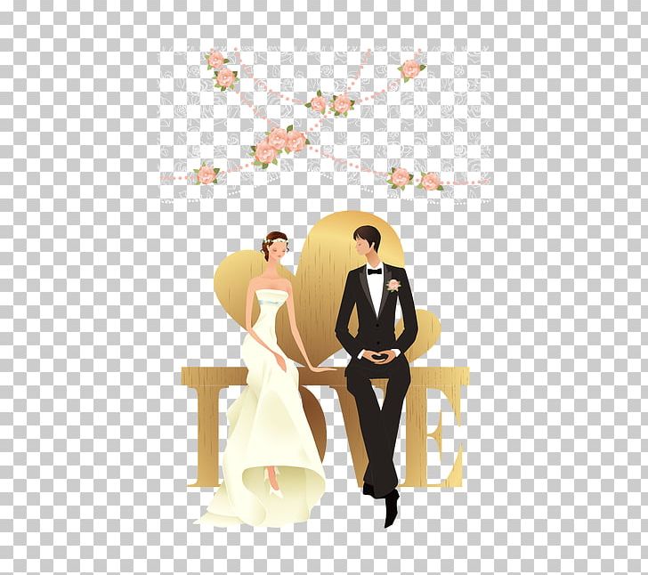 Wedding Invitation Bridegroom PNG, Clipart, Bride, Cartoon, Computer Wallpaper, Couple, Drawing Free PNG Download