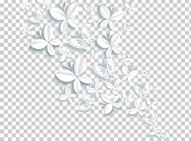 Butterfly Papercutting White PNG, Clipart, Black And White, Butterflies, Butterfly, Butterfly Group, Butterfly Wings Free PNG Download