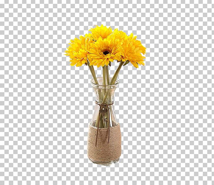 Flower Bouquet Vase Ornament PNG, Clipart, Artificial Flower, Bright, Cut Flowers, Daisies, Daisy Flower Free PNG Download