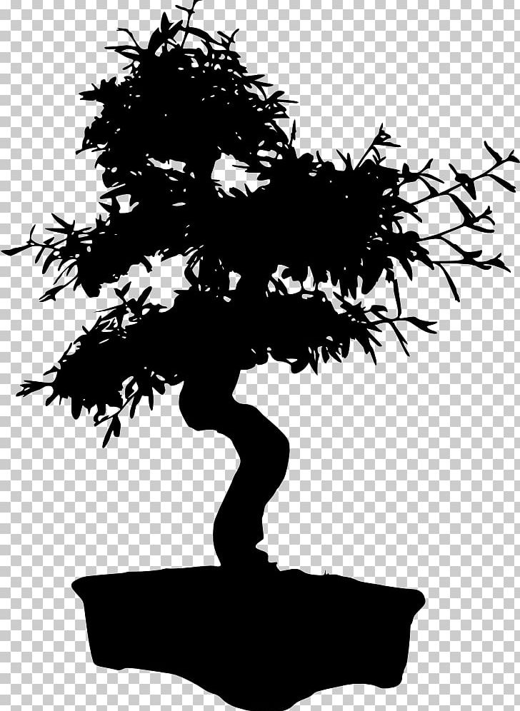 Silhouette PNG, Clipart, Animals, Black And White, Bonsai, Branch, Digital Media Free PNG Download