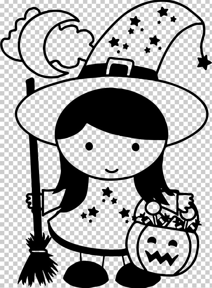 Drawing Halloween PNG, Clipart, Artwork, Black, Black And White, Cartoon, Child Free PNG Download
