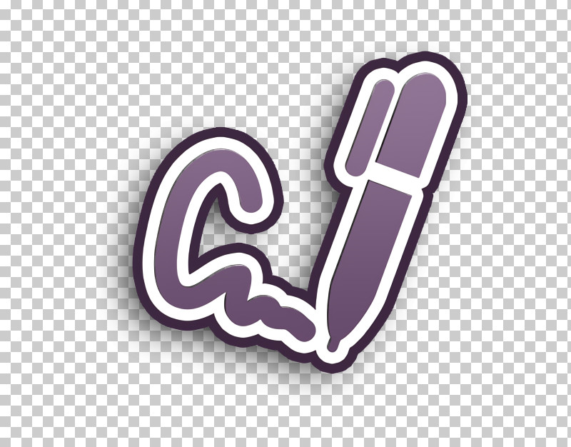 Icon Autograph Icon Signature With A Pen Icon PNG, Clipart, Icon, Lavender, Text, Violet Free PNG Download