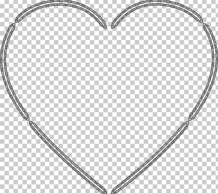 Template Heart Printing Valentine's Day Pattern PNG, Clipart, Black And White, Body Jewelry, Chain, Data, Drawing Free PNG Download