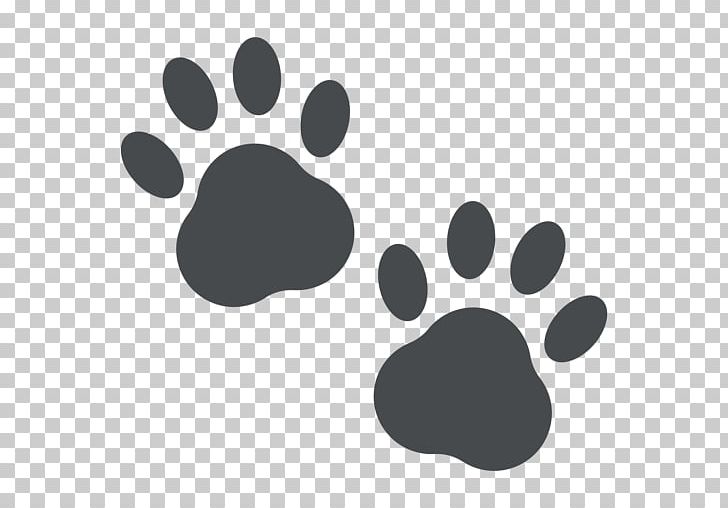 Dog Emoji Paw Emoticon PNG, Clipart, Animals, Art, Art Emoji, Black, Black And White Free PNG Download