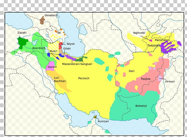 Iranian Languages Farsi Linguistic Map Dari Language PNG, Clipart, Area, Atlas, Bactrian, Border, Dari Language Free PNG Download