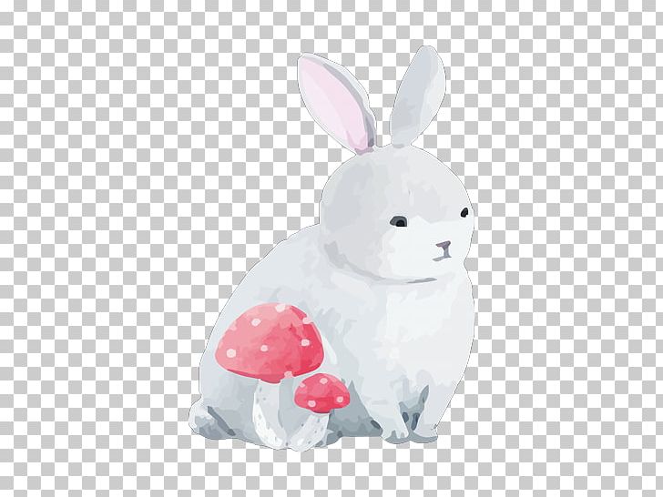 Domestic Rabbit Wall Decal Color Water PNG, Clipart, Cloud, Color, Cosmetics Decoration, Domestic Rabbit, Easter Bunny Free PNG Download