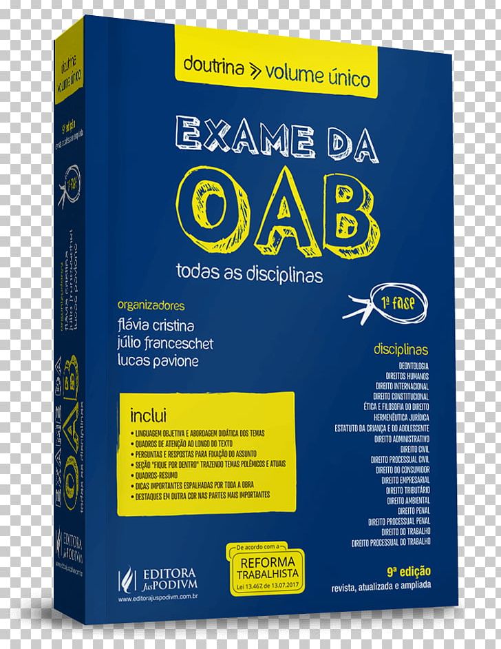 EXAME DA OAB PNG, Clipart, Book, Brand, Exame, Law, Objects Free PNG Download