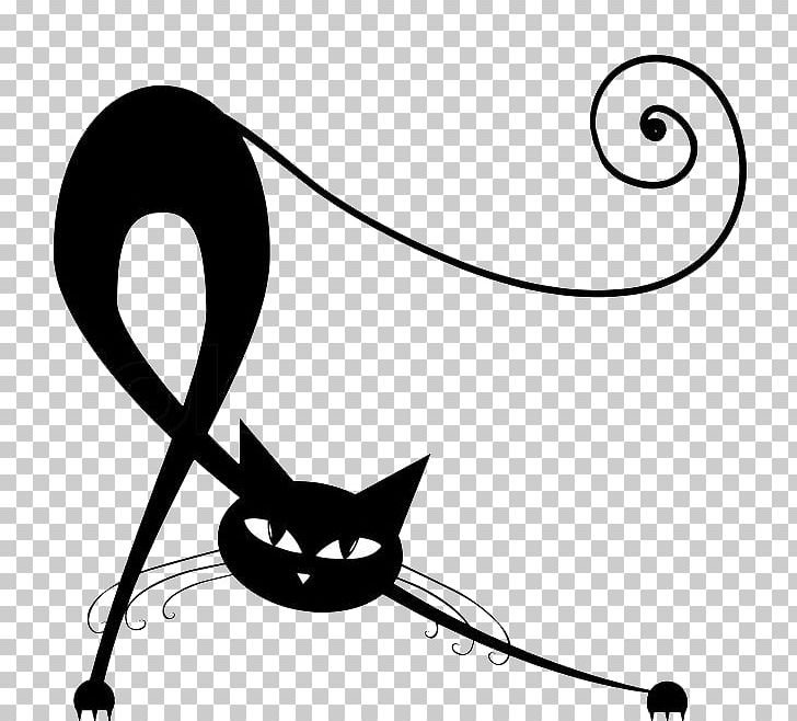 Black Cat Kitten Silhouette PNG, Clipart, Animals, Artwork, Bla, Black, Black And White Free PNG Download
