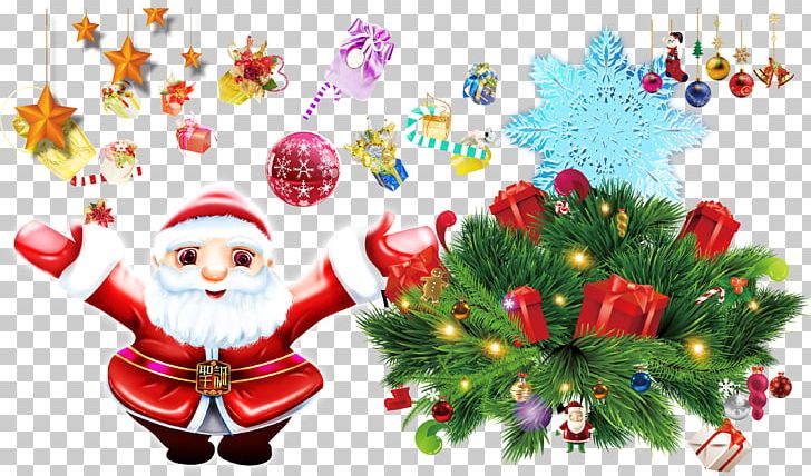 Christmas Tree Santa Claus Christmas Ornament PNG, Clipart, Bell, Branch, Chris, Christmas, Christmas Border Free PNG Download