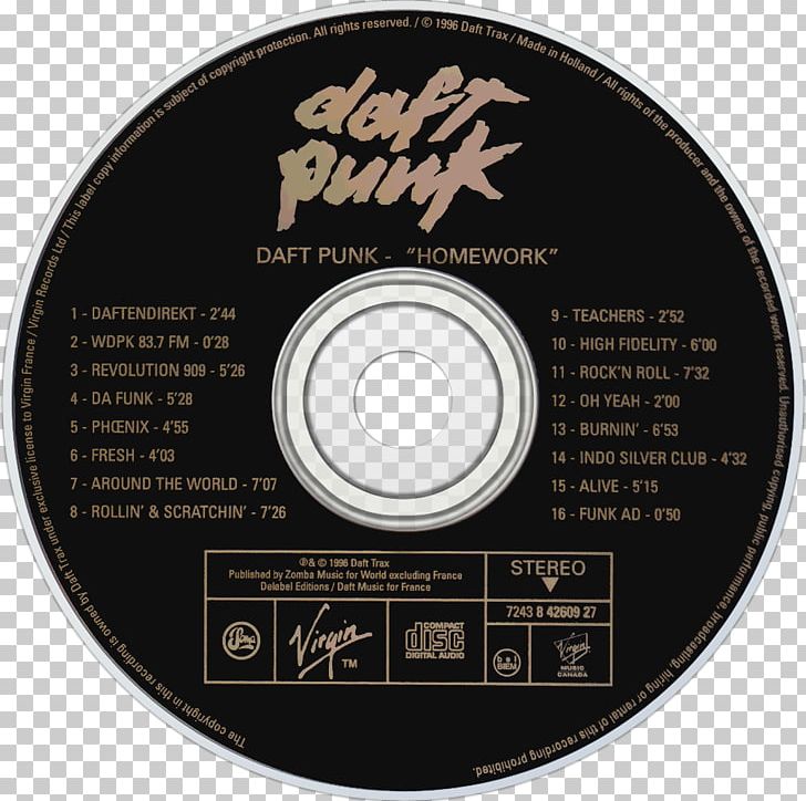 Daft Punk Homework Album Cover Discovery Png Clipart Album - beatles song roblox id