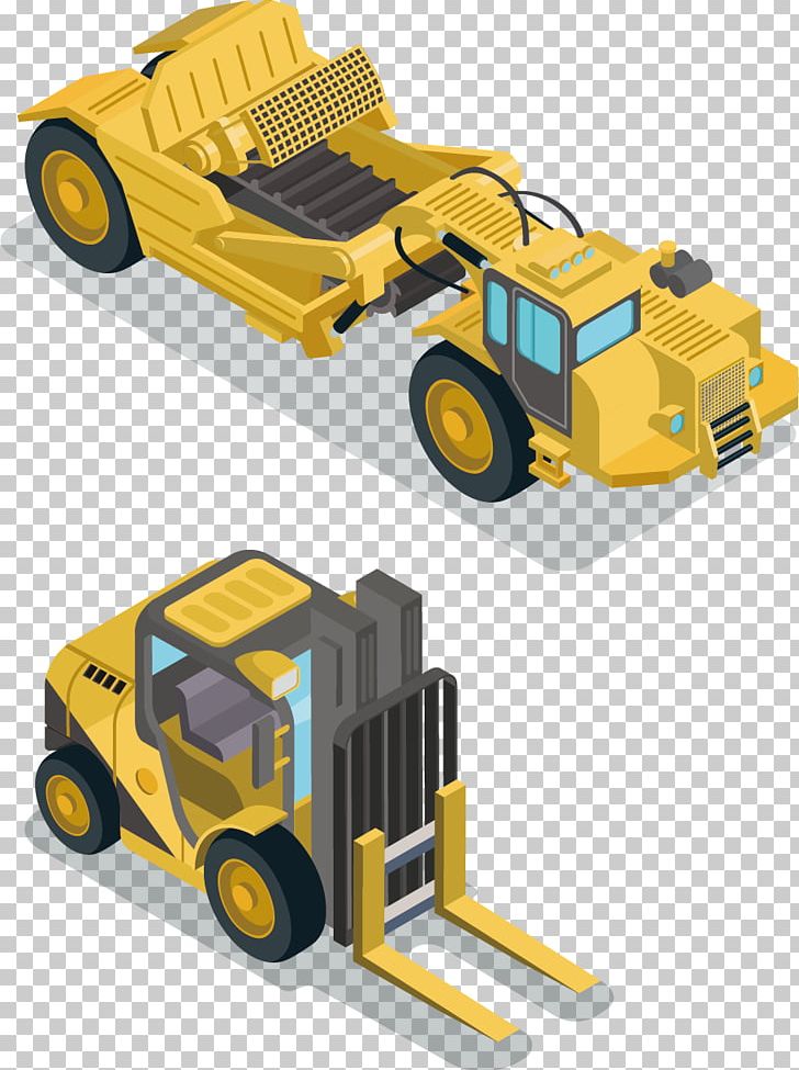 Forklift Excavator Heavy Equipment Crane PNG, Clipart, Angle, Architectural Engineering, Automotive Design, Car, Cartoon Excavator Free PNG Download
