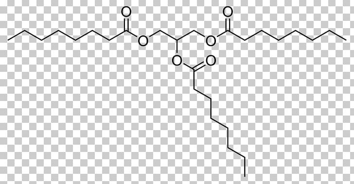 Caprylic Acid Medium-chain Triglyceride Saturated Fat Decanoic Acid PNG, Clipart, Angle, Area, Auto Part, Axona, Black And White Free PNG Download