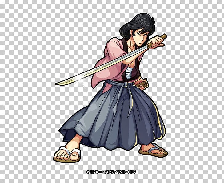 Goemon Ishikawa XIII Monster Strike Fujiko Mine Lupin III Koichi Zenigata PNG, Clipart, Anime, Art, Bathroom, Cartoon, Cold Weapon Free PNG Download