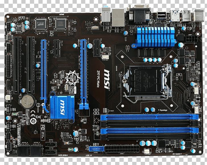 Intel LGA 1150 Motherboard MSI Z97 PC Mate CPU Socket PNG, Clipart, Central Processing Unit, Computer, Computer Hardware, Electronic Device, Electronics Free PNG Download