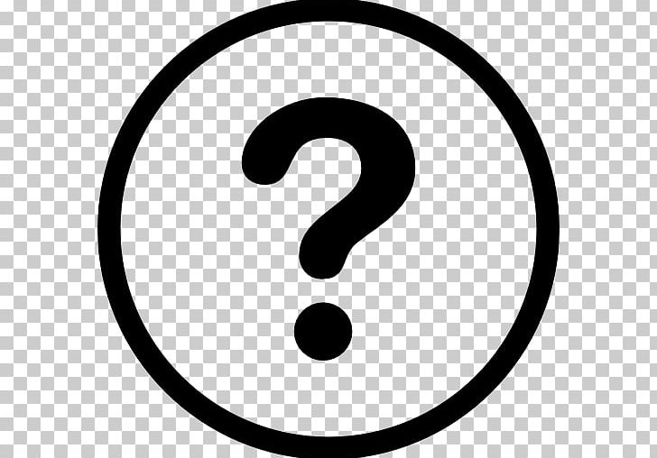 Question Mark Computer Icons Sign PNG, Clipart, Area, Black And White, Circle, Computer Icons, Doubt Free PNG Download