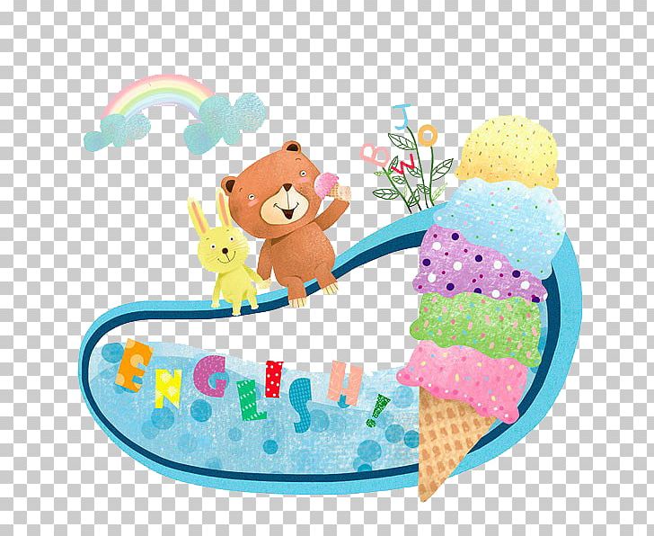 Ice Cream Illustration PNG, Clipart, Animals, Area, Art, Bear, Cake Free PNG Download