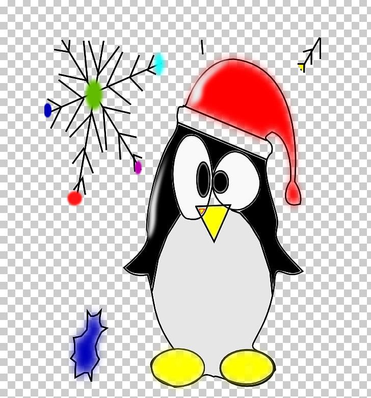 Penguin Christmas Santa Claus Candy Cane PNG, Clipart, Animals, Area, Artwork, Beak, Bird Free PNG Download