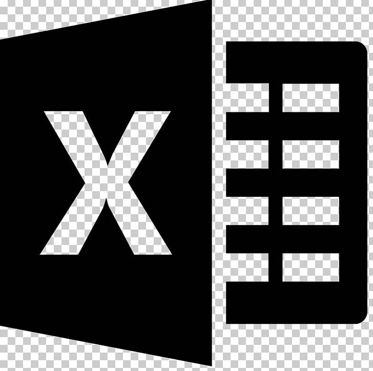 Microsoft Excel Computer Icons PNG, Clipart, Angle, Area, Black, Black And White, Brand Free PNG Download