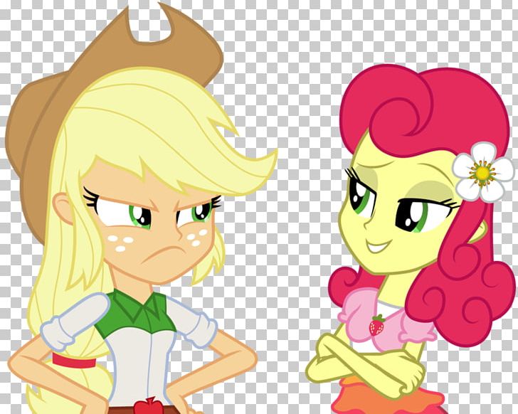 Applejack My Little Pony: Equestria Girls Strawberry PNG, Clipart, Anime, Cartoon, Child, Cutie Mark Crusaders, Equestria Free PNG Download