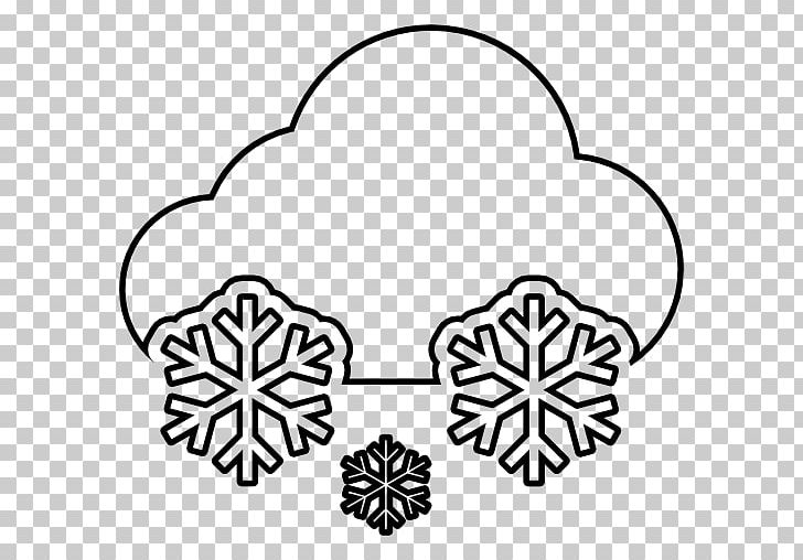 Snowflake Cloud Weather PNG, Clipart, Black, Black And White, Circle, Cloud, Cold Free PNG Download