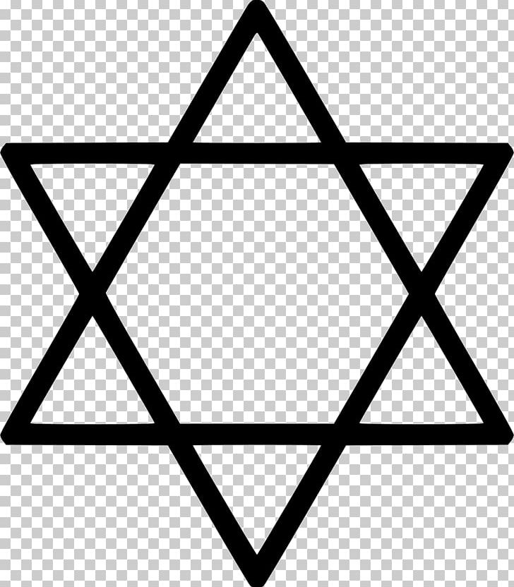 Star Of David Judaism PNG, Clipart, Angle, Area, Black, Black And White, Computer Icons Free PNG Download