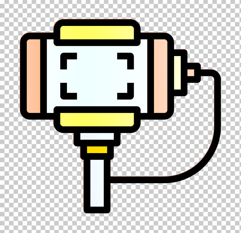 Stabilizer Icon Selfie Stick Icon Photography Icon PNG, Clipart, Line, Photography Icon, Selfie Stick Icon, Stabilizer Icon, Yellow Free PNG Download