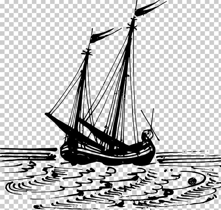 Tall Ship Sailing Ship Schooner Sailboat PNG, Clipart, Barque, Barquentine, Black And White, Boat, Brig Free PNG Download