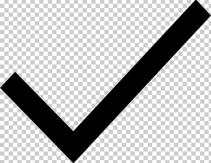 Check Mark Checkbox Computer Icons PNG, Clipart, Angle, At Sign, Black, Black And White, Brand Free PNG Download