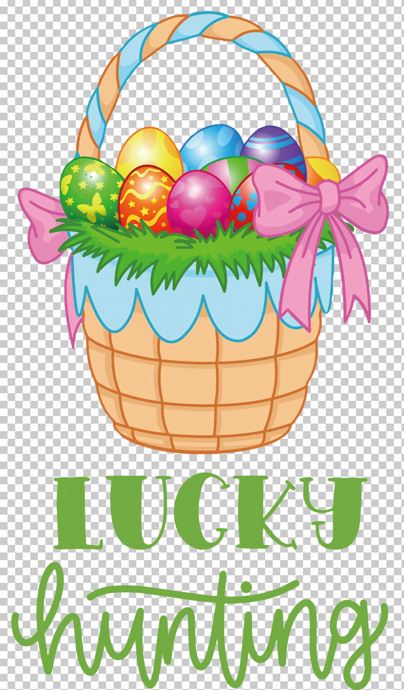 Lucky Hunting Happy Easter Easter Day PNG, Clipart, Basket, Easter Basket, Easter Bunny, Easter Day, Easter Egg Free PNG Download