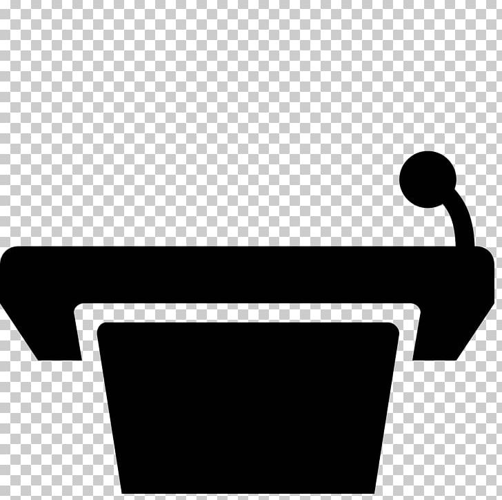 Computer Icons Podium Loudspeaker PNG, Clipart, Black, Black And White, Communication, Computer Font, Computer Icons Free PNG Download