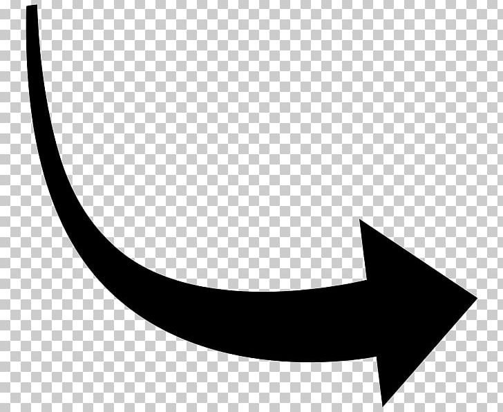 Arrow Curve PNG, Clipart, Angle, Arrow, Black, Black And White, Circle Free PNG Download