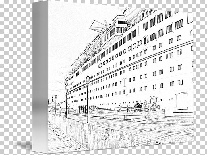 Cruise Ship Naval Architecture Facade PNG, Clipart, Architecture, Artwork, Black And White, Building, Cruise Ship Free PNG Download
