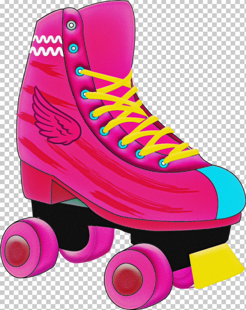 Footwear Roller Skates Quad Skates Pink Roller Skating PNG, Clipart, Athletic Shoe, Footwear, Magenta, Pink, Quad Skates Free PNG Download