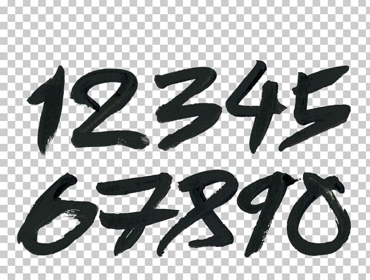 Calligraphy Brush Numerical Digit PNG, Clipart, Arabic, Arabic Numerals, Black And White, Brand, Brush Free PNG Download