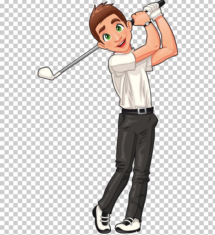 Golf Course Golfer Golf Balls PNG, Clipart, Arm, Ball, Baseball Equipment, Cartoon, Character Free PNG Download