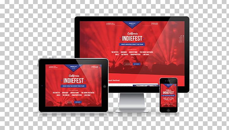 Responsive Web Design Web Template System Promotion Festival Website PNG, Clipart, Advertising, Brand, Display Advertising, Display Device, Event Management Free PNG Download