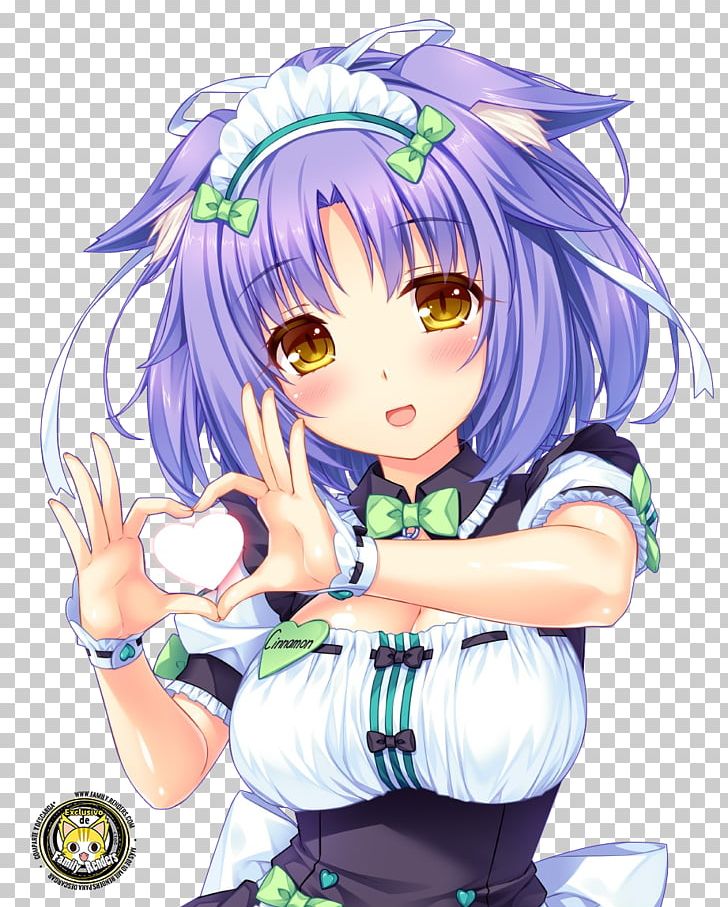 Nekopara Cinnamon Catgirl Chocolate PNG, Clipart, Anime, Black Hair, Brown Hair, Cartoon, Cat Free PNG Download