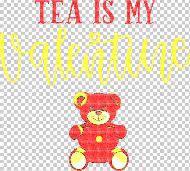 Tea Is My Valentine Valentines Day Valentine PNG, Clipart, Bears, Birthday, Cartoon, Greeting Card, Heart Free PNG Download