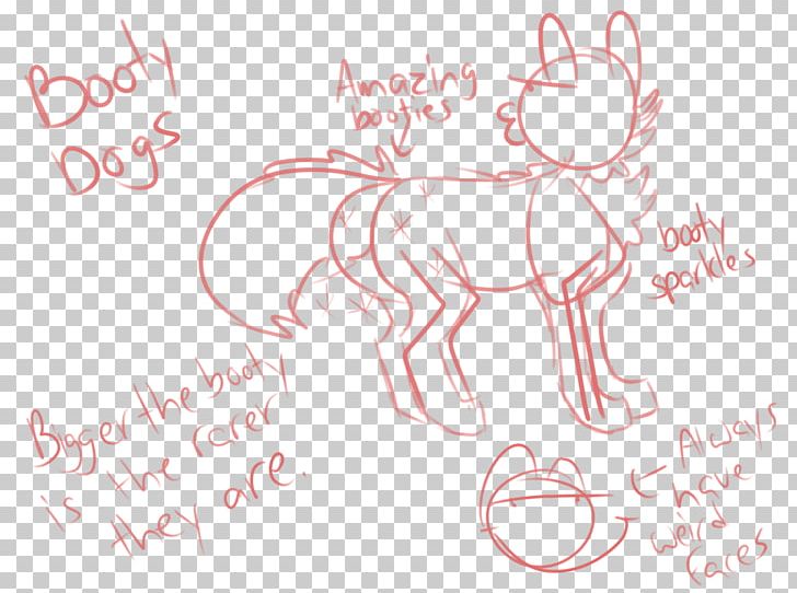 Deer Line Art Cartoon Sketch PNG, Clipart,  Free PNG Download