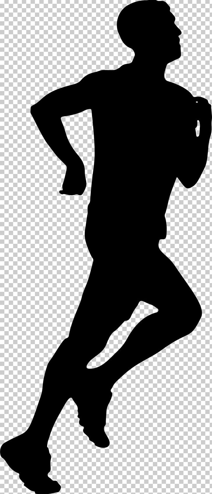 man running silhouette png