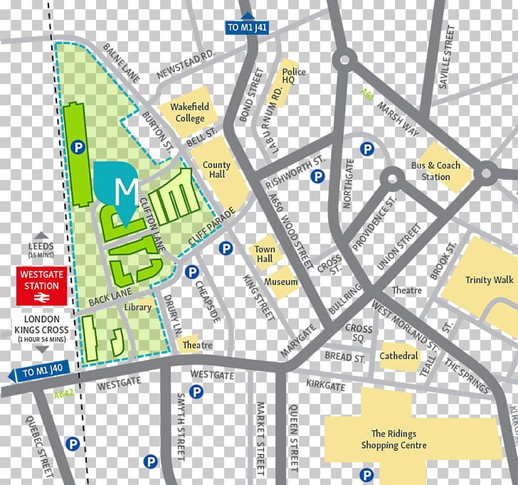 Map Wakefield Leeds Merchant Gate Car Park Kirkgate PNG, Clipart, Area, City, City Of Wakefield, Diagram, Glasgow Free PNG Download