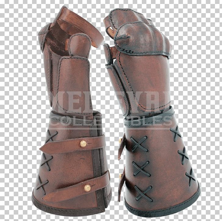 Gauntlet Bracer Leather Glove Costume PNG, Clipart, Armour, Boot, Bracer, Brown, Clothing Free PNG Download