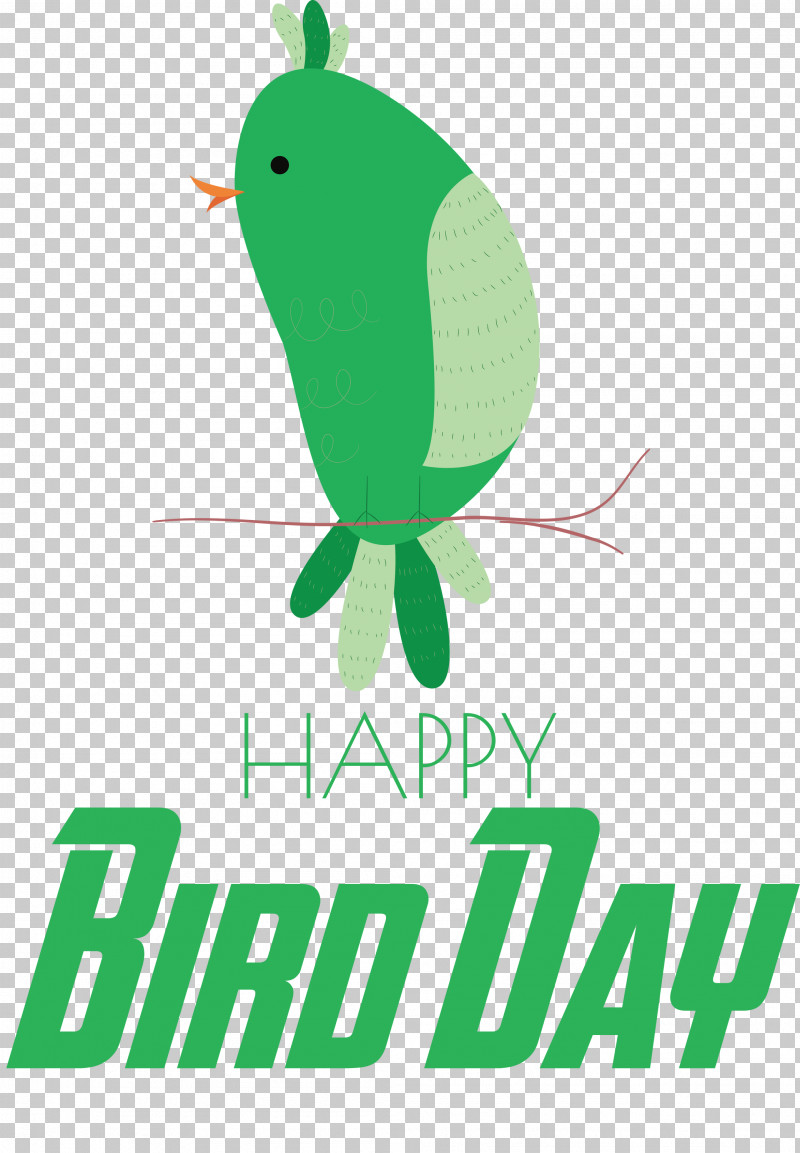 Bird Day Happy Bird Day International Bird Day PNG, Clipart, Beak, Bird Day, Green, Leaf, Logo Free PNG Download