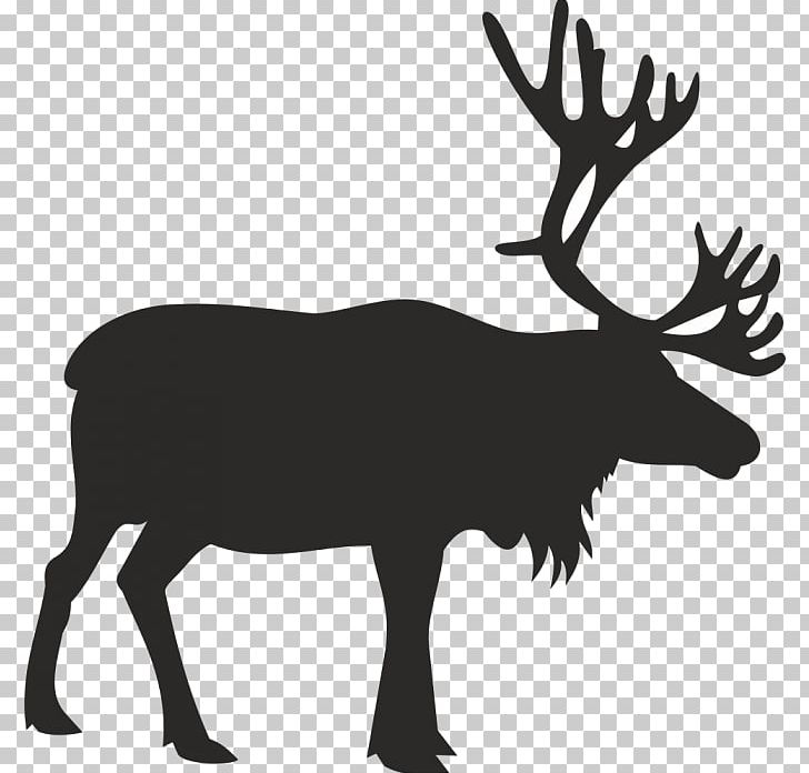 Elk Deer Silhouette Decal Moose PNG, Clipart, Animals, Antler, Art, Black And White, Cattle Like Mammal Free PNG Download